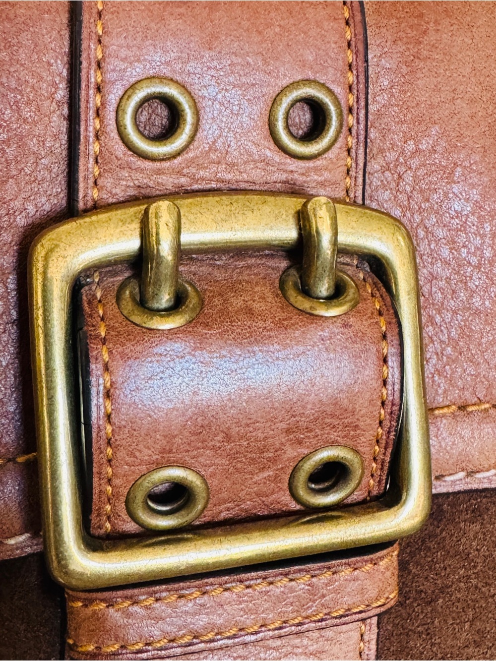 👜 Coach Special Edition Fall 2004 Signature Jacquard Suede Leather Shoulder Bag - Picture 8 of 15